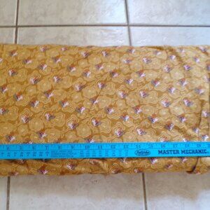 4 YRDS New England Quilt Museum Fabric In The Beginning 100% Cotton